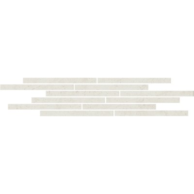 Мозаика T025/11205 Декор Карму мозаичный бежевый светлый матовый 75х15