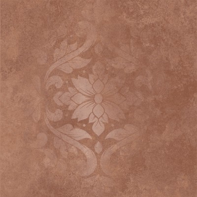 Керамогранит KM4040G0071N Хадду красный матовый декорированный 40,2x40,2x0,8