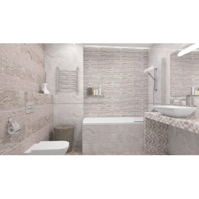 Плитка Marmo коричневый мозаика 17-11-15-1190 20х60