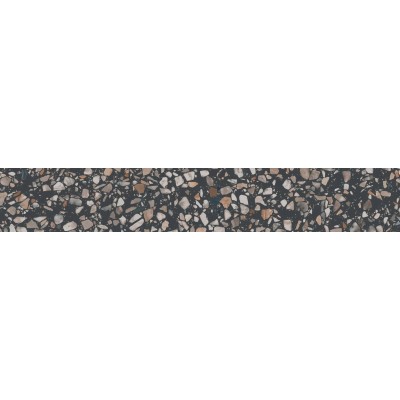 Ступени KM6060G0021RALT Подступенок Бричиола чёрный матовый обрезной 60x10,7x0,9