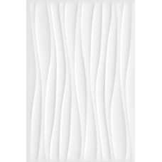 Плитка 8275 Карнавал в Венеции белый волна 20х30