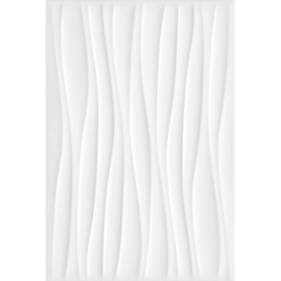 Плитка 8275 Карнавал в Венеции белый волна 20х30