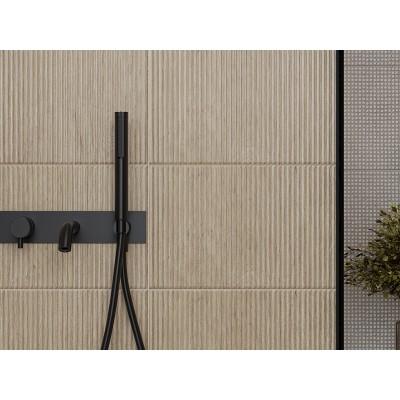 Плитка 010100001560 Ритм серый низ 03 25x40