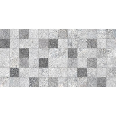 Плитка 1039-8219 Balance Темно-серый мозаика 40*20