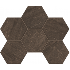 Мозаика Мозаика GB04 Gabbro Hexagon неполированная 25x28.5