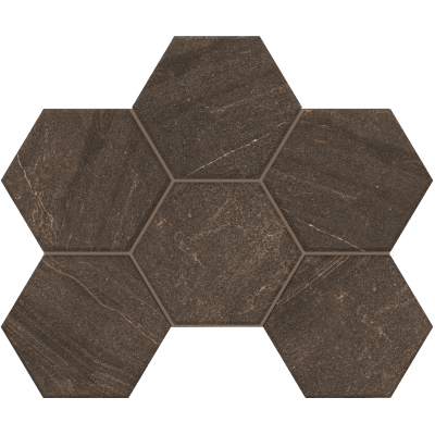 Мозаика Мозаика GB04 Gabbro Hexagon неполированная 25x28.5