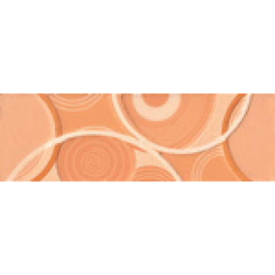 Плитка LGOT Glamour Apricot List. Circle Mix 2 8х25