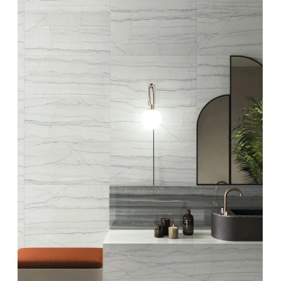 Плитка 600080000426 Charme Advance Alabastro Ins.Golden Line Opaco 40x80