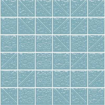 Плитка 21030 Ла-Виллет бирюзовый темный 30.1*30.1