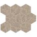 Мозаика A7CW Boost Stone Clay Mosaico Hex 25x28,5