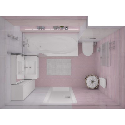 Плитка 34013 Spring голубой 25х50