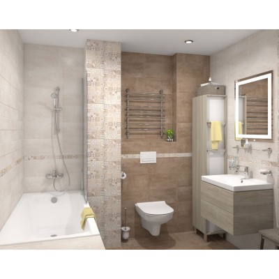 Плитка Bastion мозаика бежевый 08-03-11-453 20х40