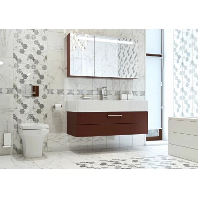 Плитка 1045-0115 Каррарский мрамор 25х45