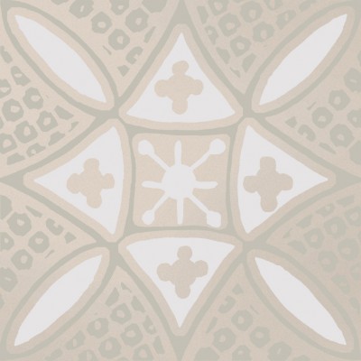 Плитка KMD3STA018GN Декор Бахия 2 серый светлый глянцевый 9,8x9,8x0,7