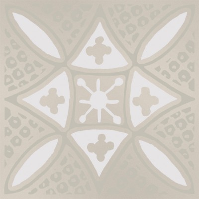 Плитка KMD3STA018GN Декор Бахия 2 серый светлый глянцевый 9,8x9,8x0,7