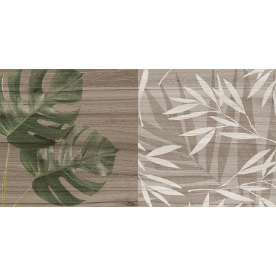 Плитка 08-01-17-2454 Organic табачный узор 20х40