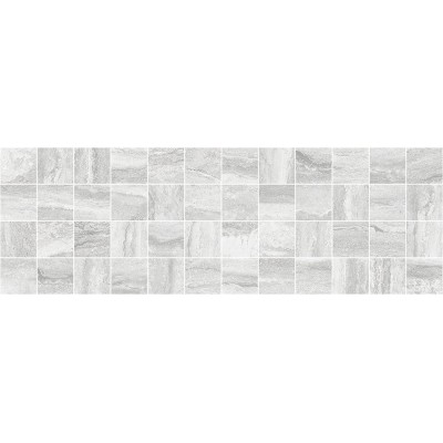 Мозаика MM11188 Декор Glossy мозаичный серый 20х60