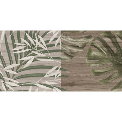 Плитка 08-01-17-2454 Organic табачный узор 20х40