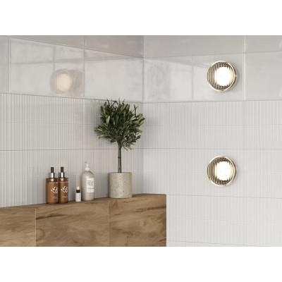 Плитка 010100001522 Simply white 01 рельеф 25х60