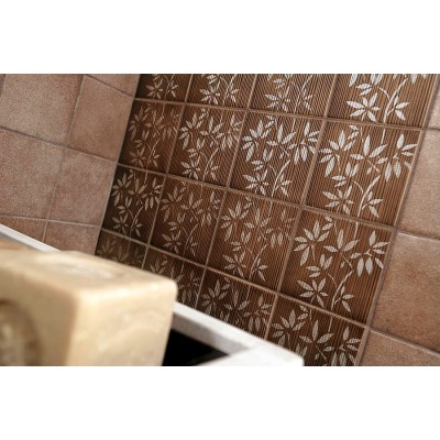 Керамогранит 5C13 Tarmac Black Inserto Borchia 3 45х45