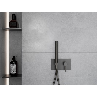 Плитка 010100001560 Ритм серый низ 03 25x40