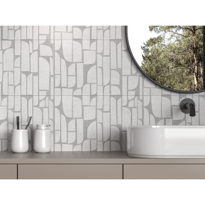 Плитка 010100001577 Форм серый низ 03 25x40