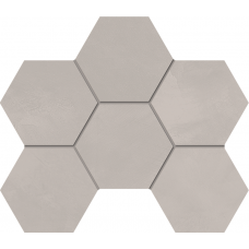 Мозаика Мозаика GF01 Graffito Light Grey Hexagon неполированный 25x28,5