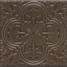 Плитка KMD3STA005BN Декор Фес коричневый глянцевый 15x15x0,77