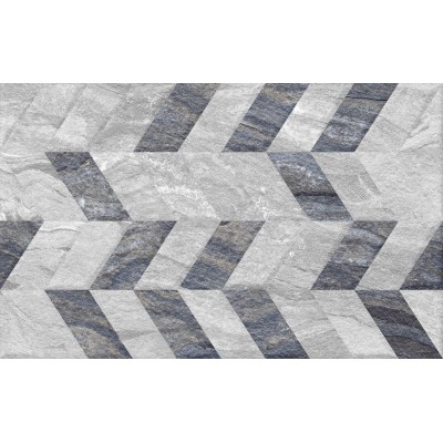 Плитка 010100001566 Стрим серый низ 03 25x40