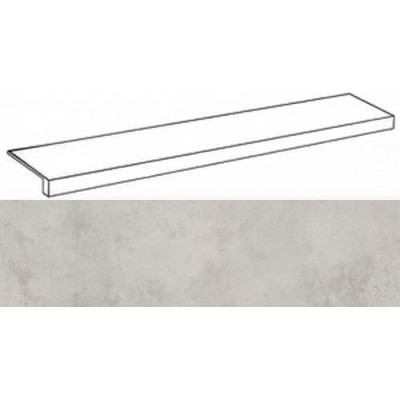 Ступени 620070001268 Millenium Silver фронтальная 33x120