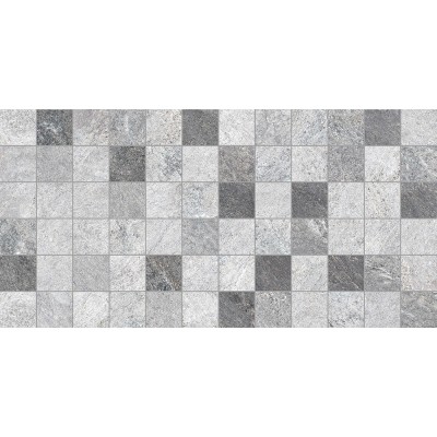 Плитка 1039-8219 Balance Темно-серый мозаика 40*20
