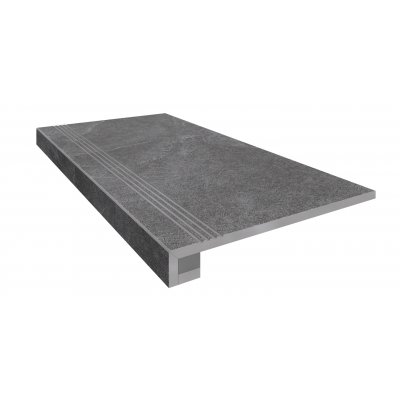 Ступени Комплект Ступень TE03 Terra 33x120 неполированная с бортиком + Подступенок 14.5x120