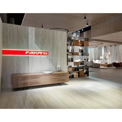 Керамогранит LAMF004959 I Naturali Marmi Travertino Navona Bocciardato 5 1000x3000