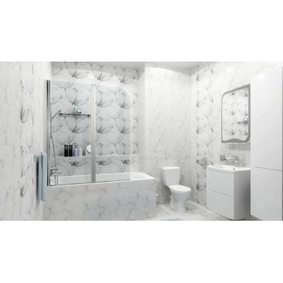 Плитка 1045-0115 Каррарский мрамор 25х45