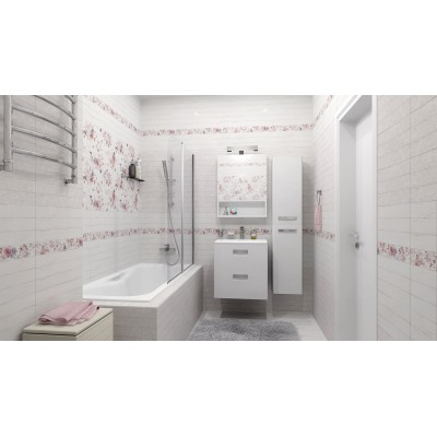 Плитка 1064-0098 Шебби Шик декор серый 20х60