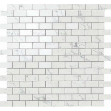 Мозаика AS34 Marvel Carrara Pure Mosaico Lappato Burattato 29.8x29.8