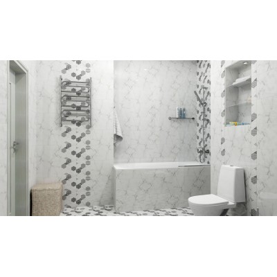 Плитка 1045-0115 Каррарский мрамор 25х45