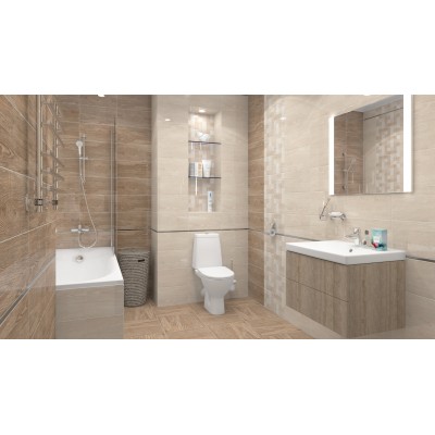 Плитка Platan бежевый 46-03-11-429 4,7х40