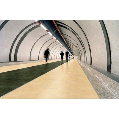 Керамогранит 5C13 Tarmac Black Inserto Borchia 3 45х45