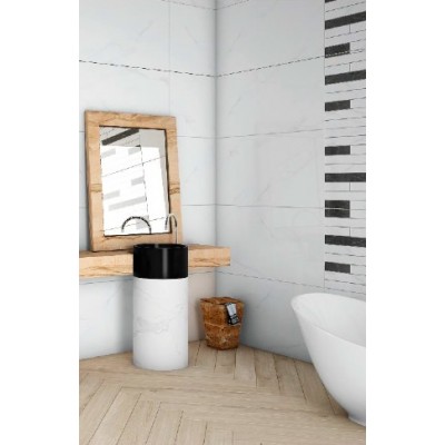 Керамогранит 6FML1840 Calacatta White Matt Rect 60х60