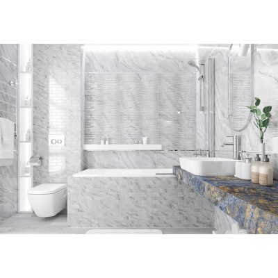 Плитка 18-03-61-3605 Aquatic Декор голубой 30х60