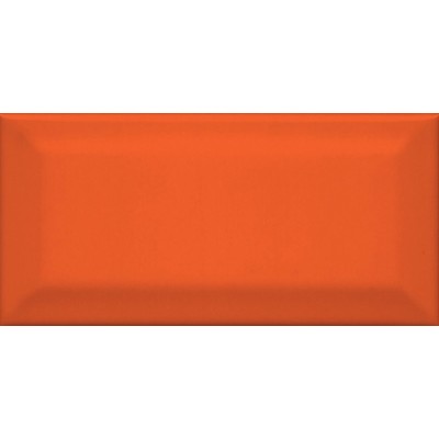 Плитка 16075 Клемансо оранжевый грань 15x7,4