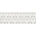Плитка KMD3STA030BR Декор Тубкаль белый глянцевый обрезной 30x89,5x0,9