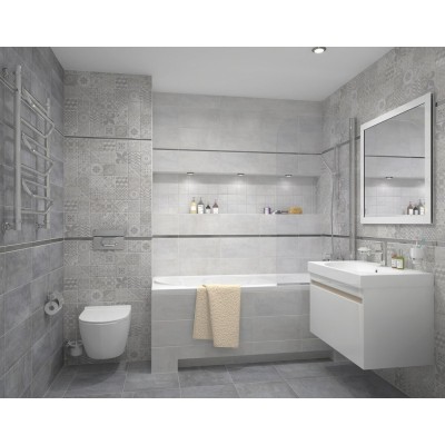 Плитка Bastion мозаика серый 08-03-06-453 20х40