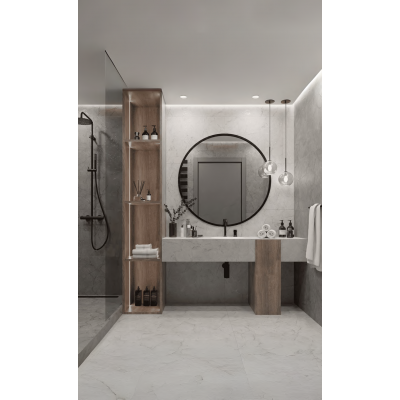 Керамогранит CR123 Vanity Bianco Carving 60x60