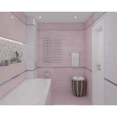 Плитка 34013 Spring голубой 25х50