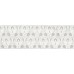 Плитка KMD3STA030BR Декор Тубкаль белый глянцевый обрезной 30x89,5x0,9