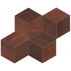 Мозаика A0UP Blaze Corten Mosaico Esagono Matt 30x35