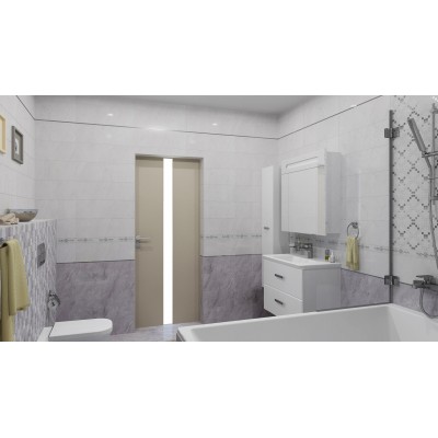 Плитка Декор Мармара Арабеска серый 17-03-06-661 20х60