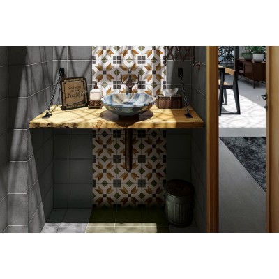 Керамогранит 24415 Art Nouveau Inspire Grey 20x20